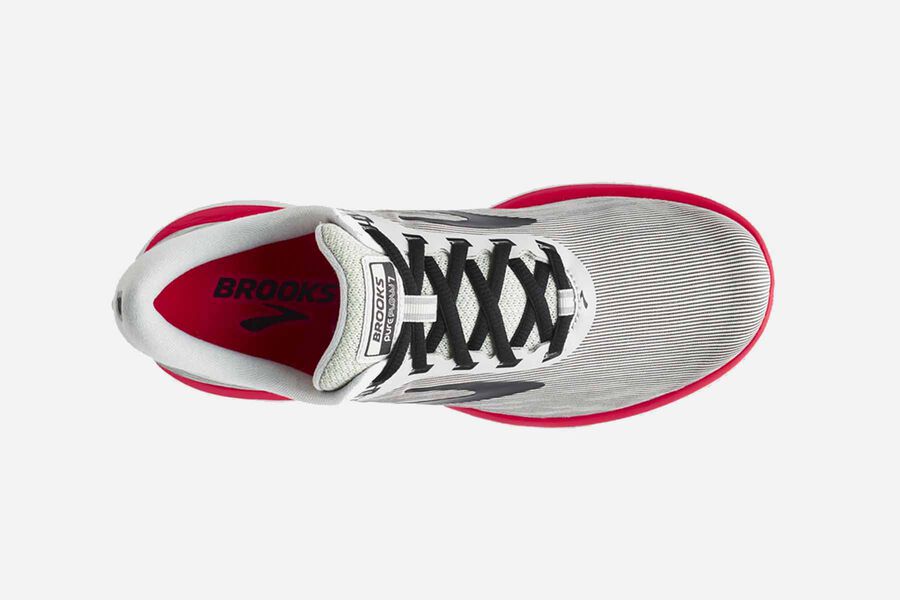 Brooks Pureflow 7 Road Loopschoenen Dames - Grijs/Zwart/Roze - 361490UXV